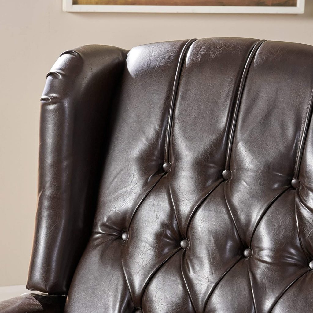 faux leather recliners
