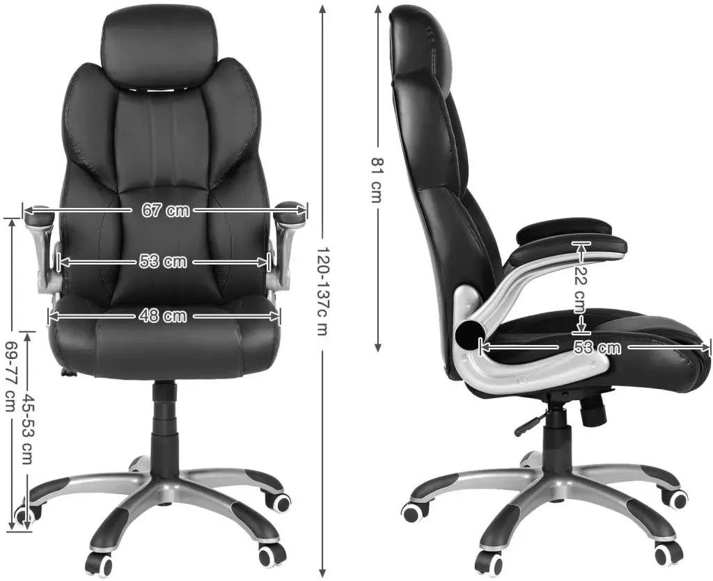 songmics ergonomic office chair