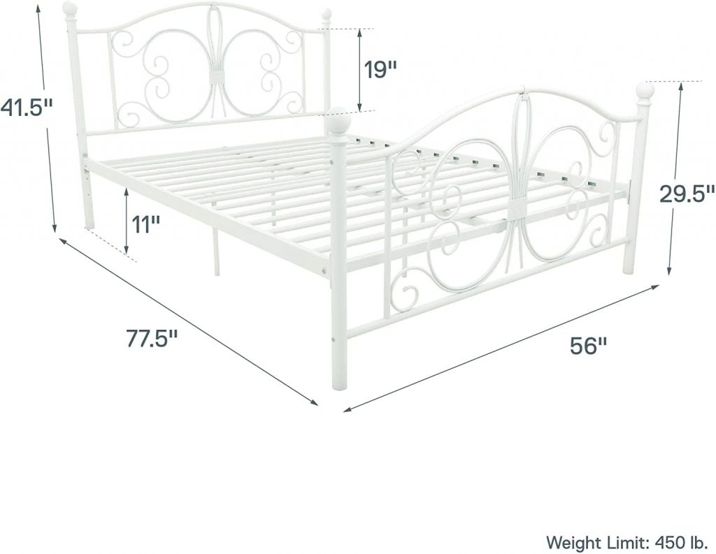 antique double bed
