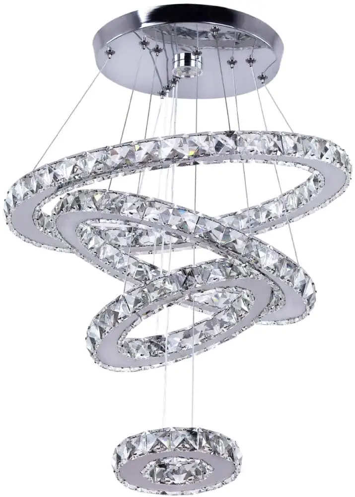 dangling crystal chandelier