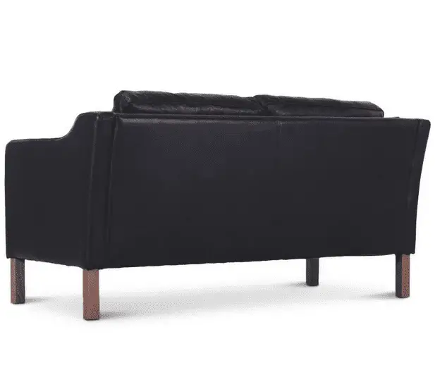 real leather loveseat