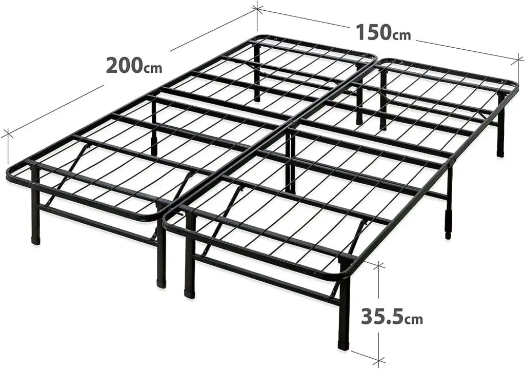 zinus steel smartbase bed frame