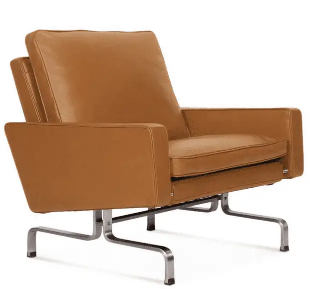 genuine italian leather armchair