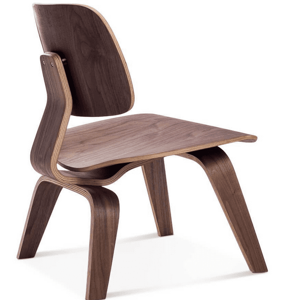 mid-century modern molded plywood lounge chair