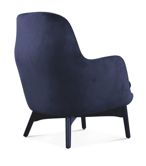midnight blue lounge chair