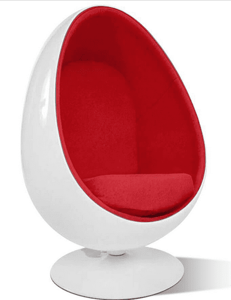 retro egg pod chair
