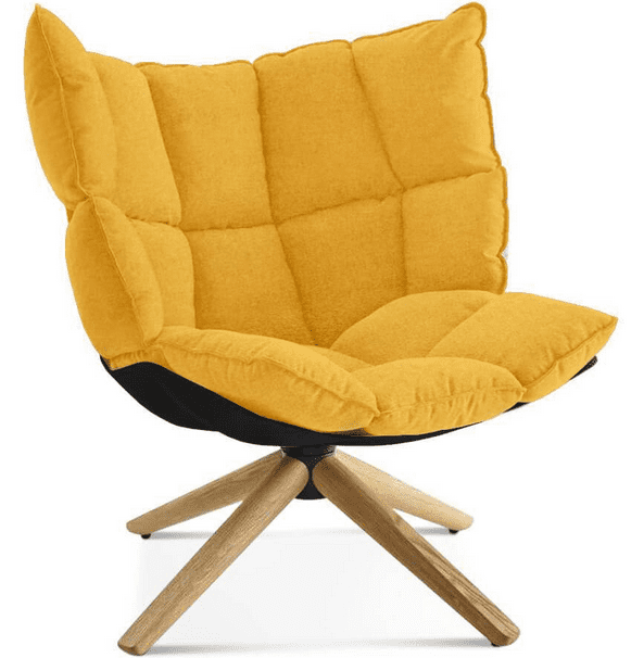 yellow husk chair