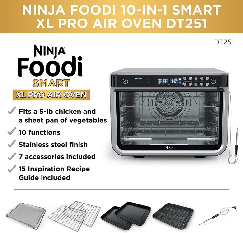 Ninja DT251 Foodi Smart XL Air Fry Oven
