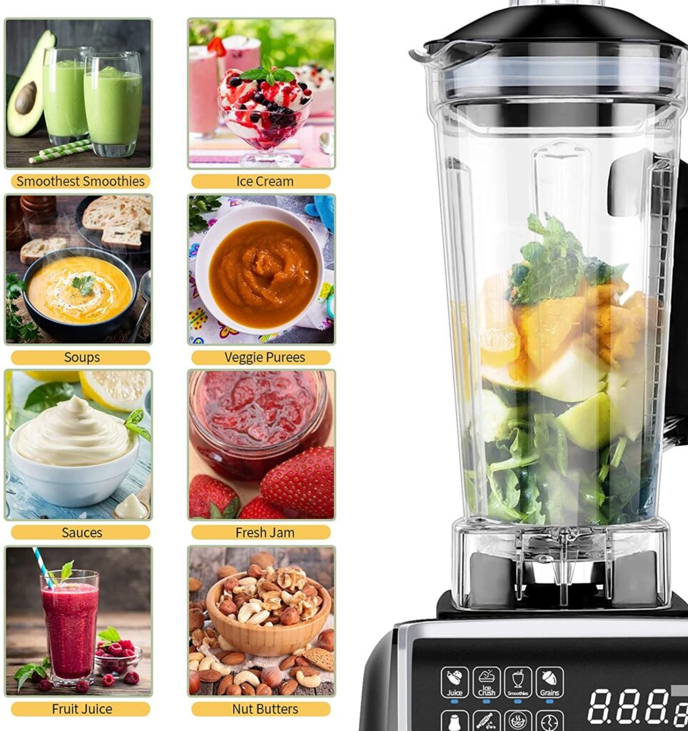 Professional Countertop Blender and Smoothie Maker