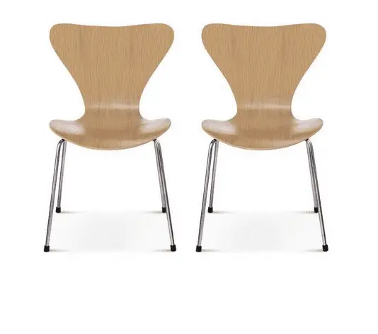 arne jacobsen series 7 dining chairs