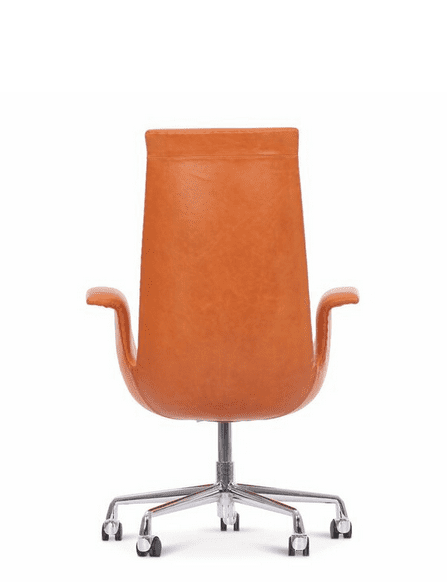 genuine leather arm chair