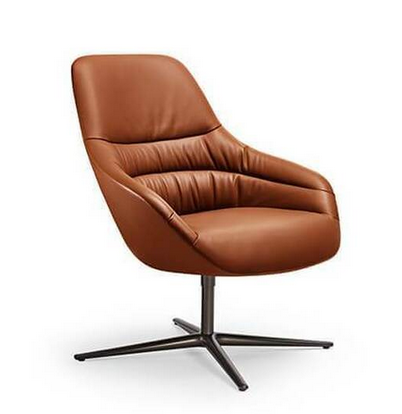 genuine leather lounge chair