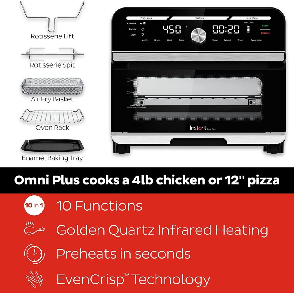 instant pot omni plus toaster oven