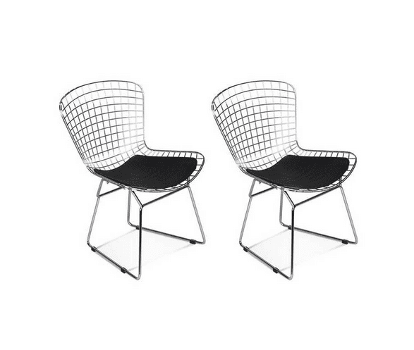 mid century wire chairs