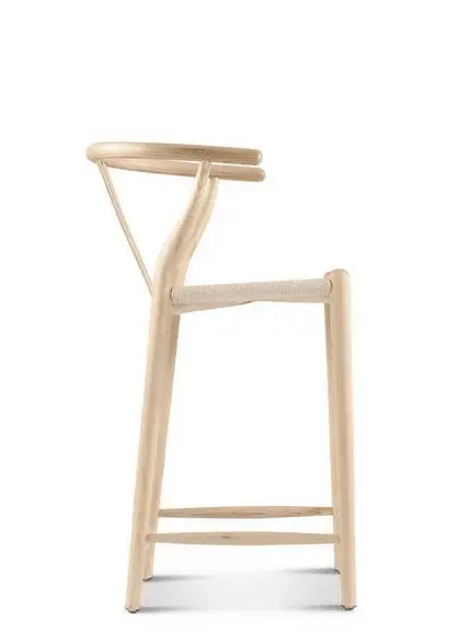 wishbone counter height stool