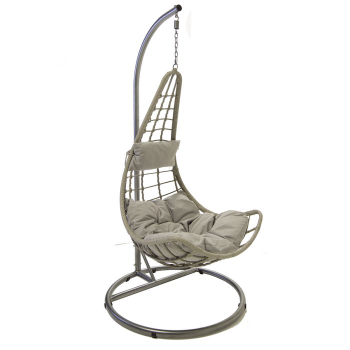 Hanging Garden Patio Outdoor Rattan Swing Chair - Charles Bentley Garden Furniture