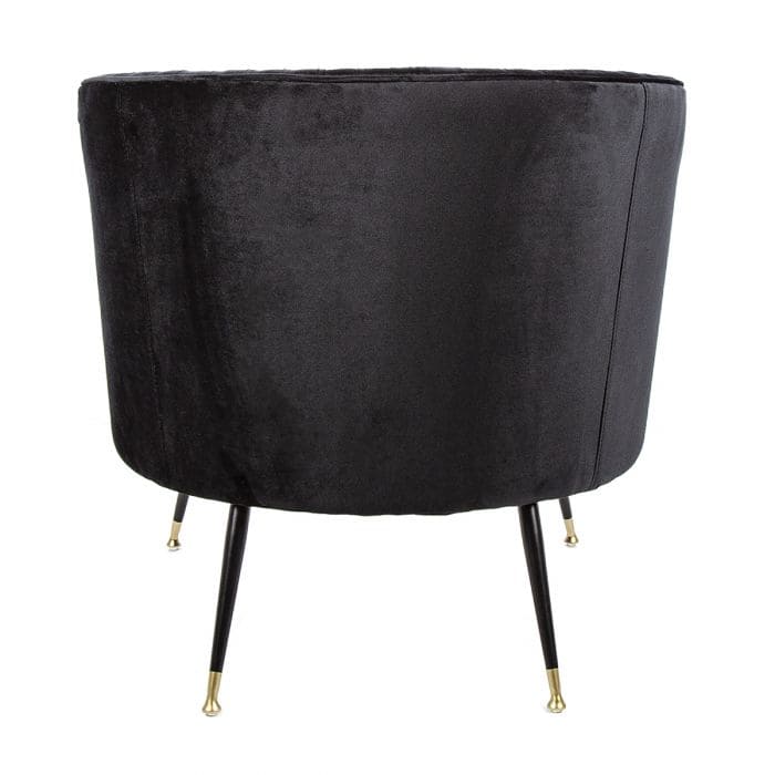black velvet bedroom chair
