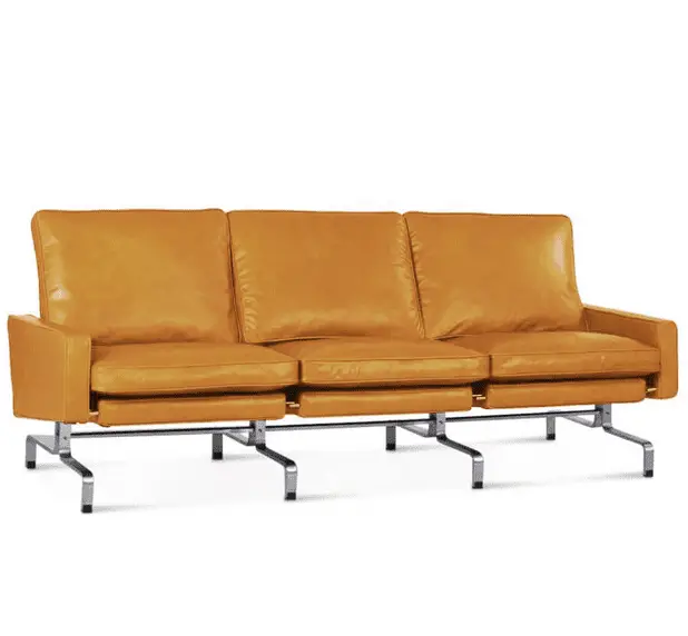 PK31 Sofa Replica - camel leather sofa