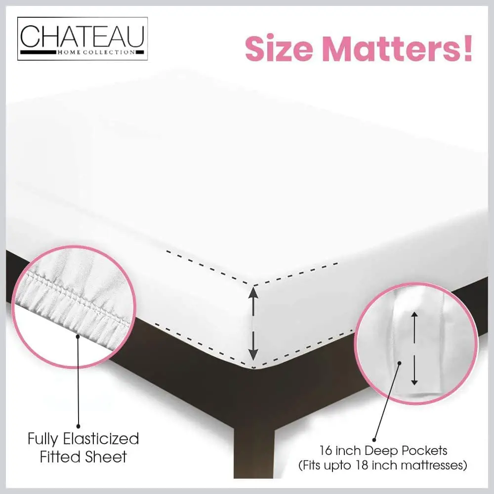 egyptian cotton twin sheets - CHATEAU HOME COLLECTION 800TC Egyptian Cotton Sheets