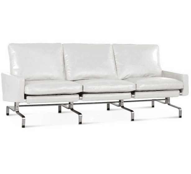 PK31 Sofa Replica - white leather sofa