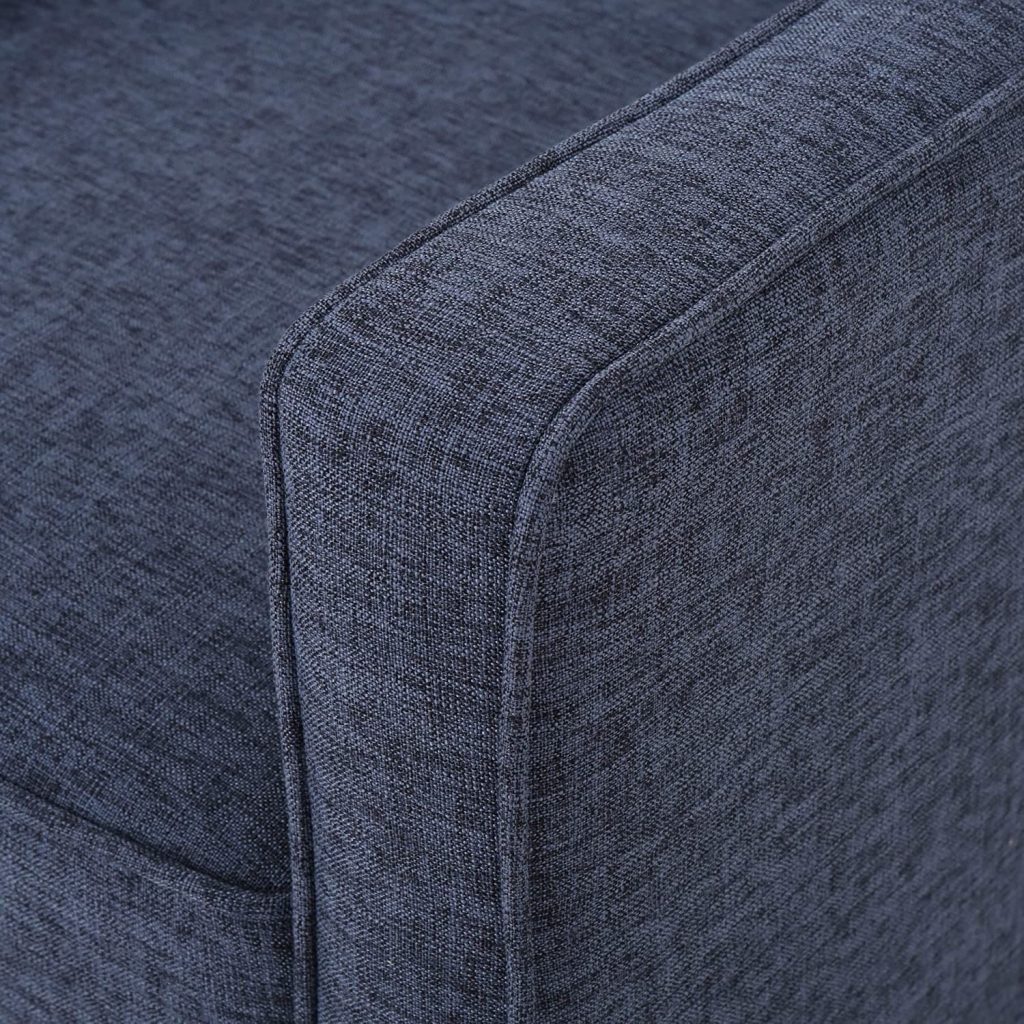 mid century modern recliner - close up view of arm