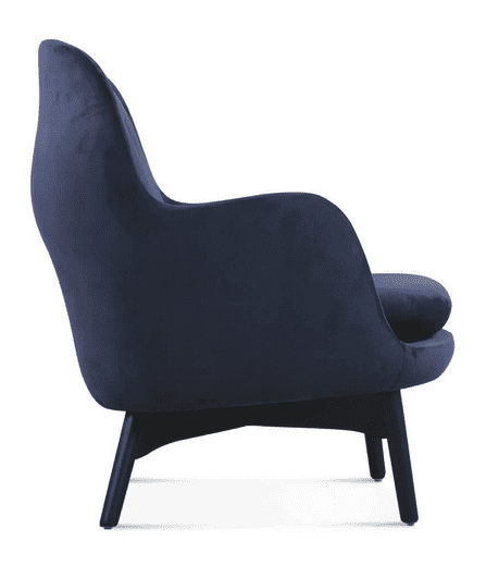 midnight blue accent chair