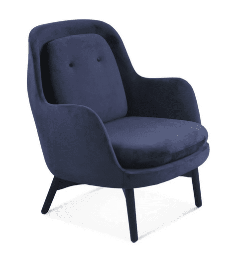 midnight blue easy chair