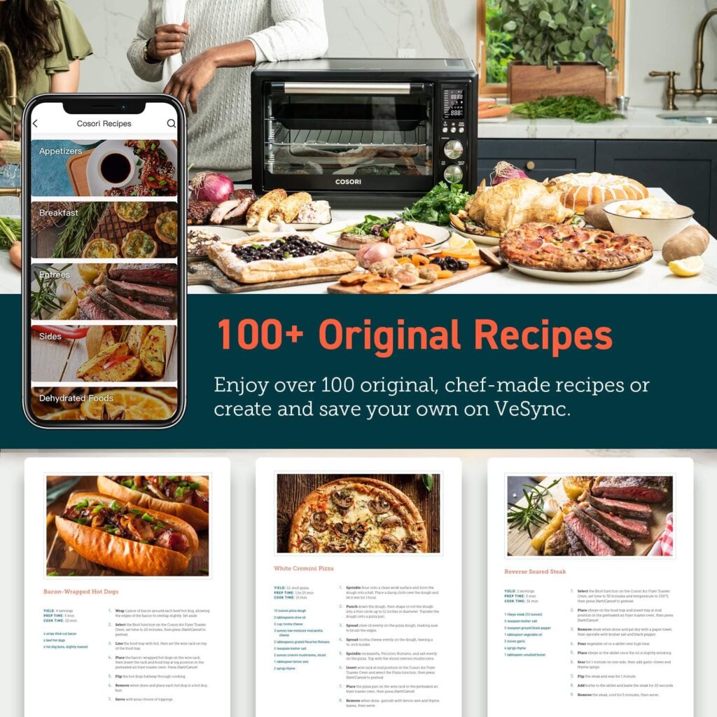 100+ original recipes