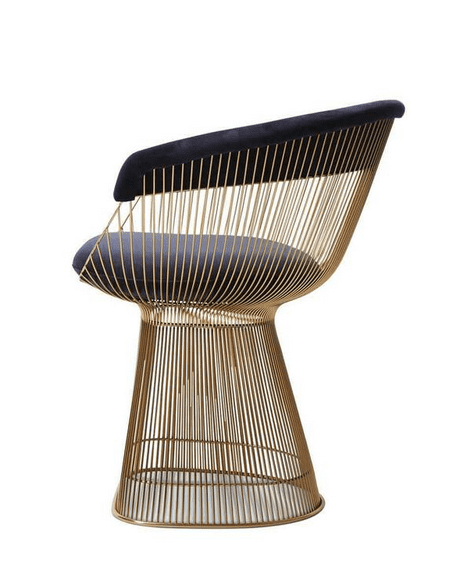 knoll platner chair - side view