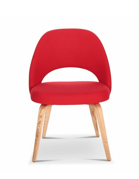red knoll saarinen chair - front view