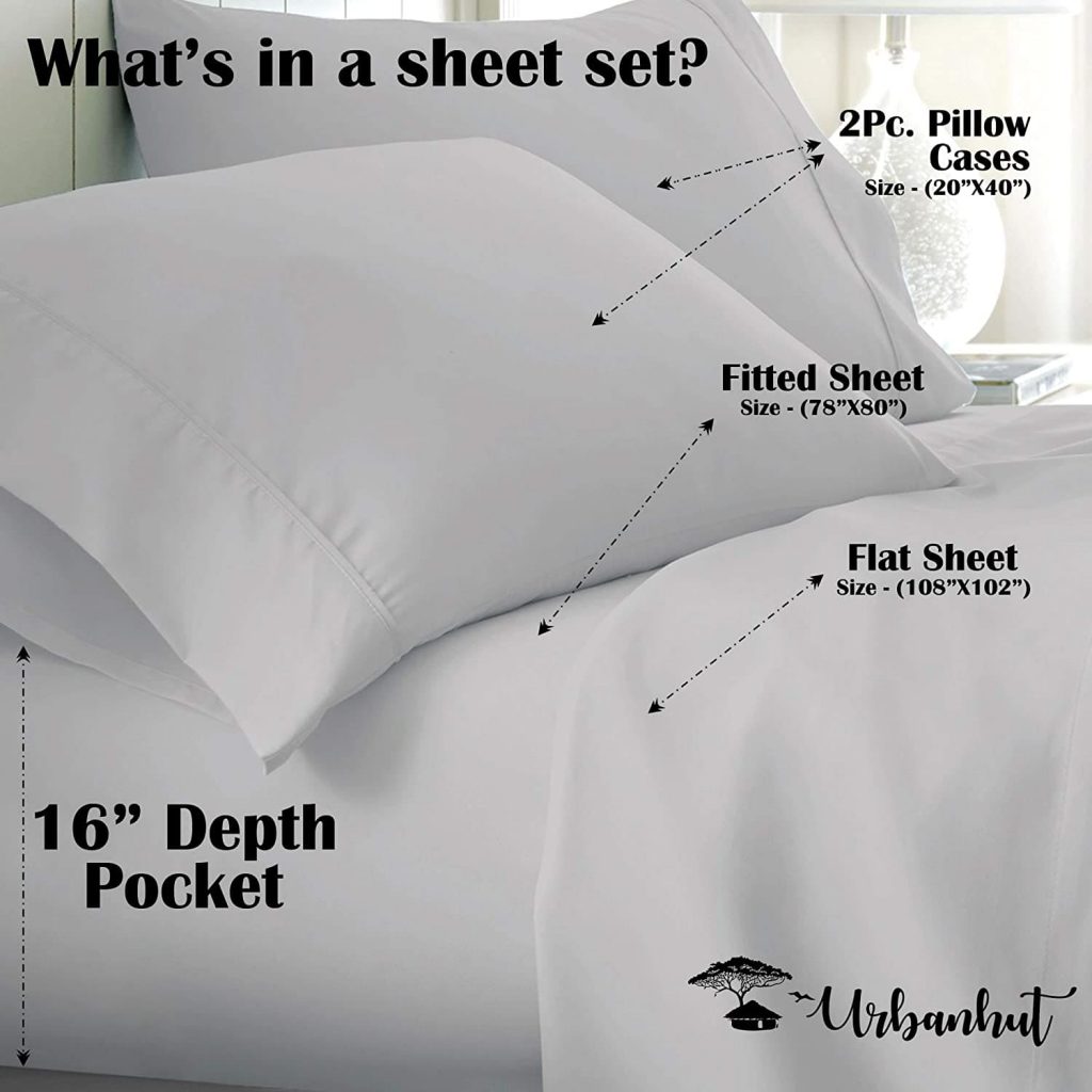 what's included in the urban hut sheets