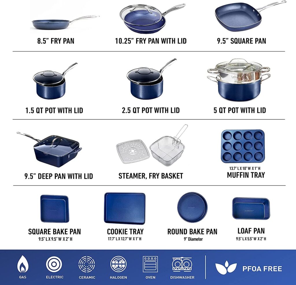 Complete Cookware & Bakeware Set 