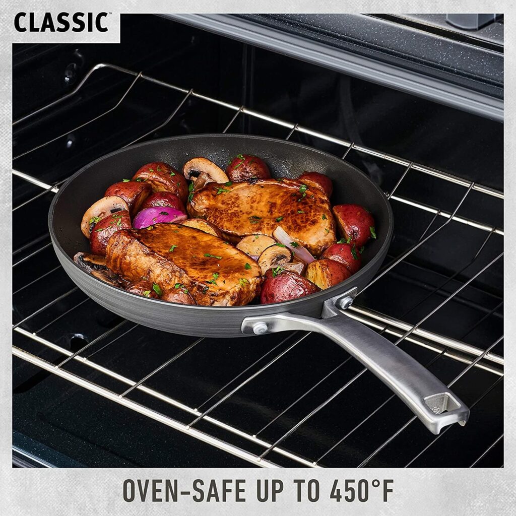 oven-safe up to 450 degrees