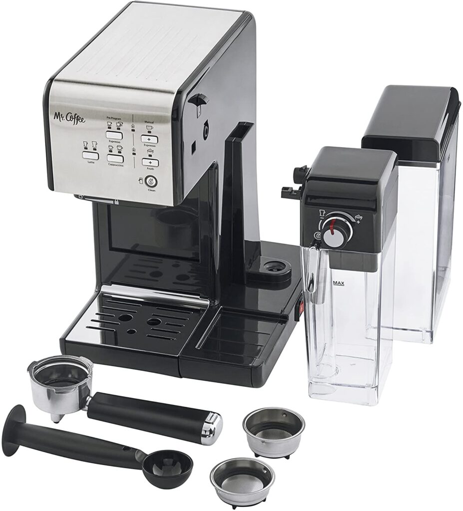 mr coffee one touch espresso machine