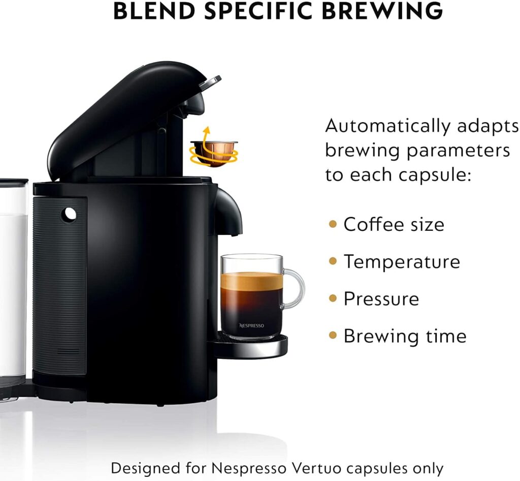 nespresso vertuoplus breville - blend-specific brewing